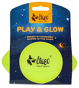Dingo Zabawka dla psa - Piłka świecąca Play & Glow 14x8cm