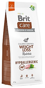 Brit Care Hypoallergenic Dog Weight Loss Rabbit 12kg