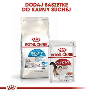 Royal Canin Indoor Apetite Control karma sucha dla kotów dorosłych przebywających w domu, domagających się jedzenia 400g