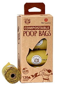 Toby's Choice BIOdegradowalne kompostowalne worki na odchody 120szt