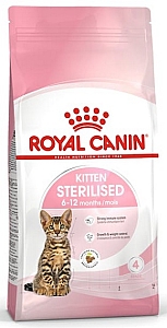 Royal Canin Kitten Sterilised karma sucha dla kociąt od 4 do 12 miesiąca życia, sterylizowanych 400g