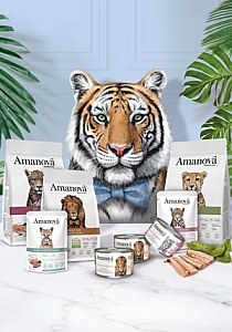 Amanova Cat Chicken & Shrimps - kurczak i krewetki w galaretce puszka 70g [06]