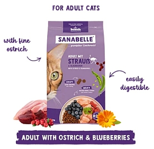 Sanabelle Adult Strauss - ze strusiem 400g