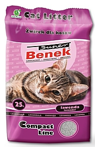 Super Benek Compact Zapachowy Lawenda (ciemny fiolet) 25L