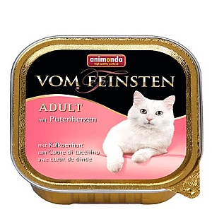 Animonda vom Feinsten Cat Adult z Sercami Indyka tacka 100g