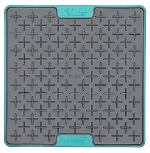 LickiMat Buddy Deluxe/Tuff Krzyżyk twardy turkusowy