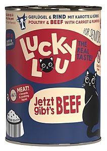 Lucky Lou Lifestage Senior Drób i wołowina puszka 400g