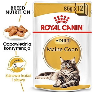 Royal Canin Maine Coon karma mokra w sosie dla kotów dorosłych rasy maine coon saszetka 85g