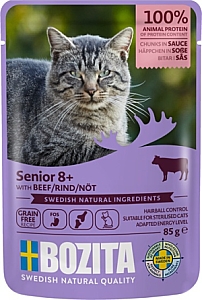 Bozita Cat Senior 8+ Wołowina w sosie saszetka 85g