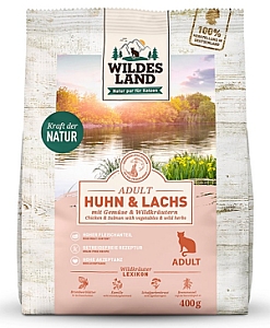 Wildes Land Cat Classic Adult Huhn & Lachs 400g