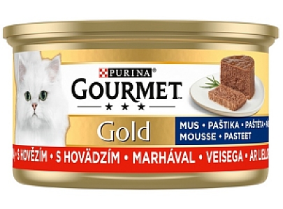 Gourmet Gold Mus z Wołowiną 85g