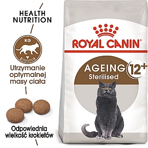 Royal Canin Ageing +12 Sterilised karma sucha dla kotów dojrzałych, sterylizowanych 4kg