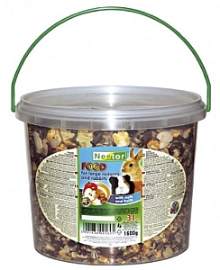 Nestor Pokarm dla dużych gryzoni i królików orzechowo-owocowy 3L