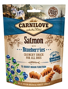 Carnilove Dog Snack Fresh Crunchy Salmon+Blueberries 200g