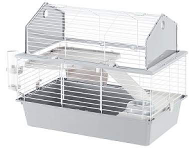 Ferplast Klatka Barn 80 jasnoszara [57068021] ^
