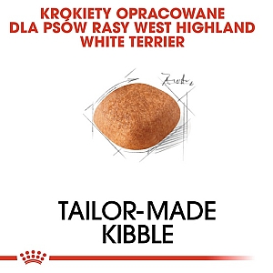 Royal Canin West Highland White Terrier Adult karma sucha dla psów dorosłych rasy west highland white terrier 1,5kg