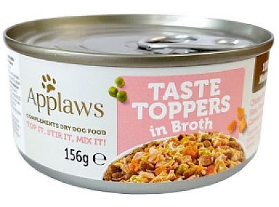 Applaws Dog Taste Toppers puszka z kurczakiem, szynką i warzywami 156g