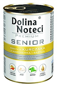 Dolina Noteci Premium Pies Senior Kurczak puszka 400g