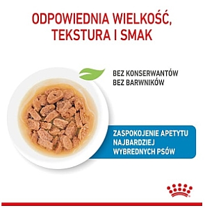 Royal Canin Mini Puppy karma mokra w sosie dla szczeniąt, od 2 do 10 miesiąca życia, ras małych saszetka 85g