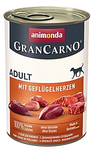 Animonda GranCarno Original Adult Geflugelherzen Drobiowe serca puszka 400g