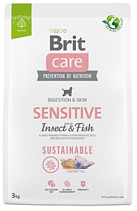 Brit Care Sustainable Sensitive Insect & Fish 3kg