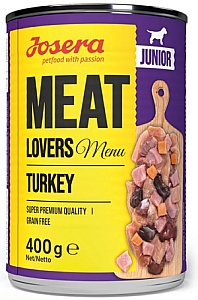 Josera Meat Lovers Menu Junior Indyk puszka 400g