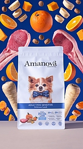 Amanova Dog Adult Mini Sensitive Delicious Lamb - jagnięcina 800g