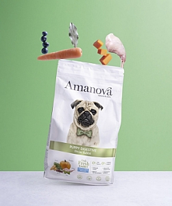 Amanova Dog Puppy Digestive Divine Rabbit - królik 7kg