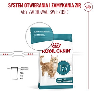 Royal Canin Ageing +15 karma sucha dla kotów dojrzałych 4kg