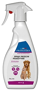 Francodex Spray przeciwpasożytniczy z dimetykonem dla psów i kotów 500ml