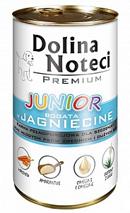 Dolina Noteci Premium Pies Junior Jagnięcina puszka 400g