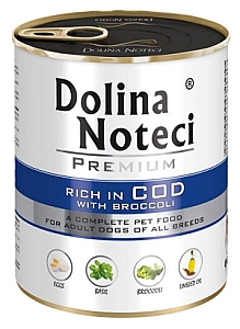 Dolina Noteci Premium Pies Dorsz i brokuły puszka 800g