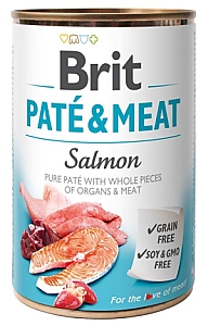 Brit Pate & Meat Dog Salmon puszka 400g