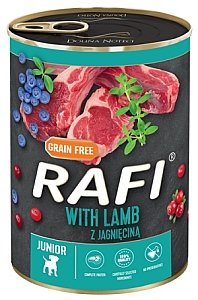 Rafi Pies Junior Jagnięcina puszka 400g