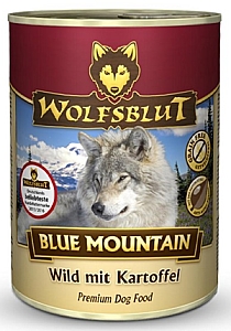 Wolfsblut Dog Blue Mountain - dziczyzna i ziemniaki puszka 395g