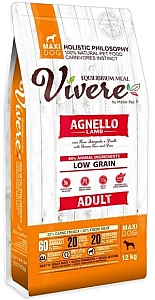 Vivere Maxi Adult Lamb 12kg Karma Monobiałkowa z Jagnięciną dla dużych ras