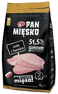Pan Mięsko Karma sucha dla psa - indyk i bażant chrupki S 9kg