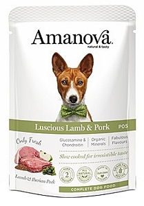 Amanova Dog Adult Luscious Lamb & Pork - jagnięcina i wieprzowina saszetka 300g [P05]