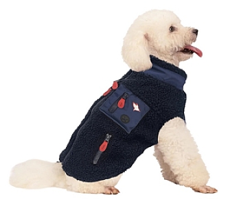 Zolux Ciepła bluza dla psa Bouclette R.45 granatowa