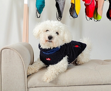 Zolux Ciepła bluza dla psa Bouclette R.45 granatowa