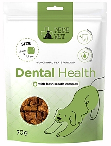 Paka Zwierzaka PEPE VET Przysmak funkcjonalny Dental Health 70g