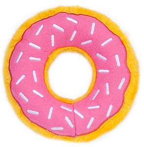 ZippyPaws Pluszowy Donut Standard truskawkowy [ZP256]