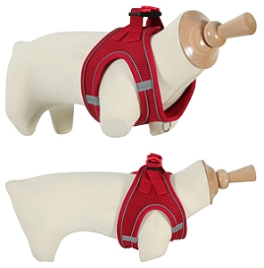 Zolux Szelki oddychające z siatki M czerwone