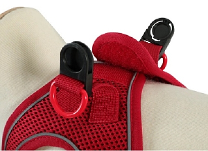 Zolux Szelki oddychające z siatki L czerwone