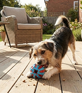 Zolux Zabawka na przysmaki do aportowania piłka 6cm