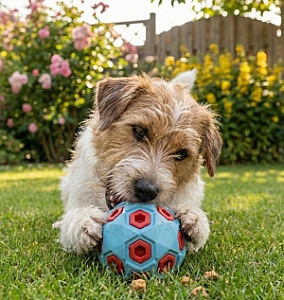 Zolux Zabawka na przysmaki do aportowania piłka 8cm
