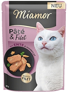 Miamor Pate & Filet Kaczka & Kurczak saszetka 85g