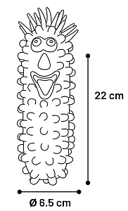 Flamingo Lateksowy Robal z kolcami 22cm [517914]