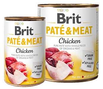 Brit Pate & Meat Dog Chicken puszka 800g