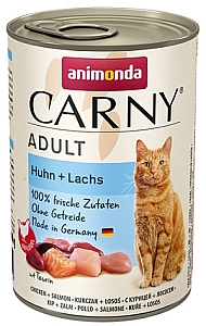 Animonda Carny Adult Kurczak + Łosoś puszka 400g